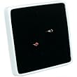 Black & White Ring Display Easel Plastic Jewelry Showcase Unit