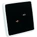 Black & White Ring Display Easel Plastic Jewelry Showcase Unit