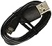 HTC OEM Micro-USB Data Charging Cable for HTC One M8 and Other Smartphones - Non-Retail Packaging - Black