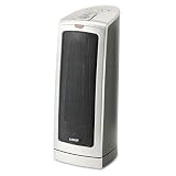 Oscillating 1500W Ceramic Tower Heater w/Electronic Control, Gray