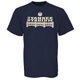Majestic New York Yankees Navy Blue Yankee Stadium Commemorative Facade T-shirt