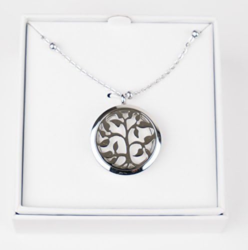 Aromatherapy - Tree of Life Essential Oil Diffuser Necklace