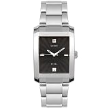 GUESS Mens Stainless Steel Black Dial Watch #10150G
