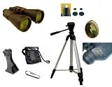 UAG Military Stealth Black 20x70 Porro Prism Day Night Tactical Rubber Armored Green Vision Binoculars & Professional 55