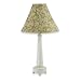 Search : Royce Lighting RLT02-49 Outdoor One-Light Table Lamp Winter White with Beige/Green Weather Resistant Fabric Shade