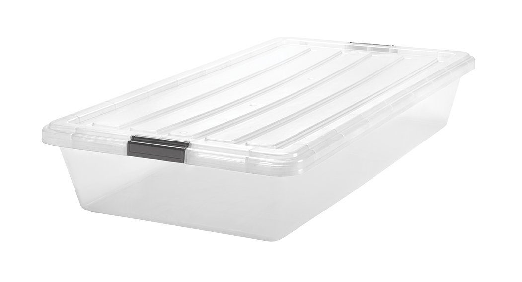 Amazon.com: Clear Box Under Bed Storage IRIS CB-70: Office Products