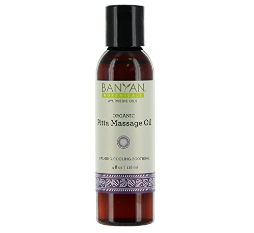 Banyan Botanicals Pitta Massage Oil - Certified Organic, 4 oz - Calming, cooling, soothing - Softens the skin while providing a buffer from the irritations of daily life Banyan Botanicals Pitta Massage Oil - Certified Organic, 4 oz - Calming, cooling, soothing - Softens the skin while providing a buffer from the irritations of daily life