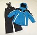 Iguana Kinder Skijacke + Skihose

Skijacke:
 - wasserdicht, 1500 MM Wassers&auml;ule
 - verschwei&szlig;te N&auml;hte an den kritischen Stellen
 - winddicht, atmungsaktiv 1500 GR / M� - 24 STD
 - abnehmbare Sturmkapuze
 - abzippbarer Schneefang an der Taille
 - Kordelzug im Saum, &Auml;rmelb&uuml;ndchen mit Klettverschluss,
 - viele Au&szlig;en- und Innentaschen, davon eine Handytasche und ein Fach f&uuml;r MP3-Player oder IPod mit Kabelf&uuml;hrung
Material: 100% Polyamid 

Skihose mit Hosentr&auml;ger:
 - wasserdicht, 1500 MM Wassers&auml;ule
 - verschwei&szlig;te N&auml;hte an den kritischen Stellen
 - winddicht, atmungsaktiv 1500 GR / M� - 24 STD
 - Schneefang mit Gummibund
 - viele Taschen
Material: 100% Polyamid