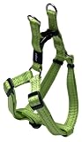 Rogz Utility Medium 5/8-Inch Reflective Snake Adjustable Dog Step-in-Harness, Lime