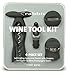 Rabbit 4 Piece Wine Tool Kit (Velvet Black)