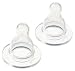 Playtex Ventaire Bubble Free Silicone Feeding Nipples, Stage 2 Fast Flow - 2 Pack