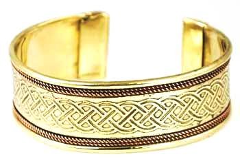 How to get Copper and Brass Celtic Knot Cuff Bracelet Women’s Men’s Jewelry Reviews