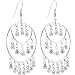 Crystalline Gem CIRCULAR CHANDELIER Earrings