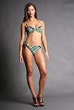 Plaid Bandeau Swimsuits by Shoshanna