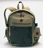 Khaki Vintage Star Backpack II