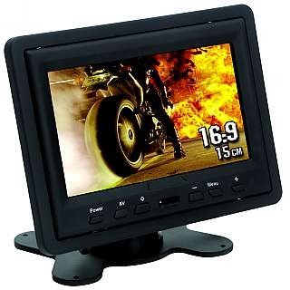 TFT-Farbmonitor McVoice 'TFT-58sl', gummiert 5,8'/15cm, 16:9