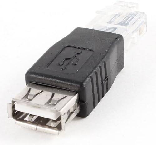 LAN Network USB 2.0 A Female to RJ45 8P8C Plug Adpater Connector