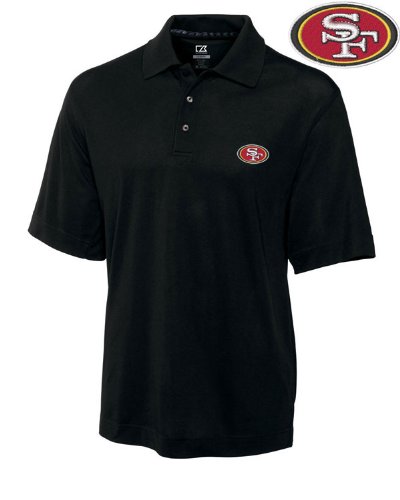 NFL San Francisco 49ers Men's DryTec Championship Polo, Black, XX-Large On Sale