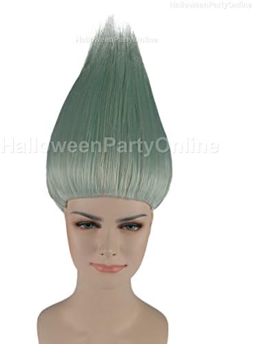 Halloween Party Trolls Wig Silver White Costume Cosplay Online HW-279
