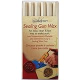 Manuscript Pen Sealing Gun Wax Sticks, Pearl, 6-Pack