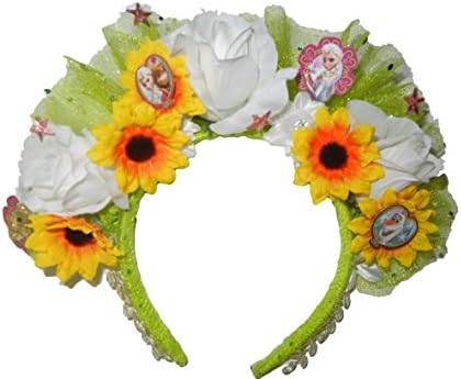Frozen Fever Hairband Hair Accessory Flowers Crown