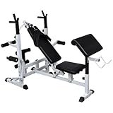 Fitness Home Gym Weight Bench Upper & Lower Body Workout Machine