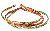 L.Ericskon USA Bucol 1/4 Ultracomfort Headband - Kaleidoscope 100% Silk Charmeuse