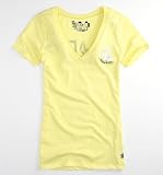 Volcom Nyc Prep V-Neck Tee - Yellow X Sml