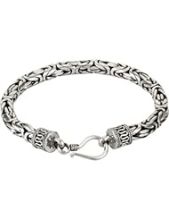 Sterling Silver 6.25 MM Byzantine 8.5" Bracelet in Sterling Silver