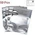 JACKYLED Pack of 50 (15x20cm/5.9X7.9inches) Antistatic Resealable Bag for HDD and Electronic Device