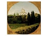 View of the Villa Medici, Rome Stretched Canvas Poster Print