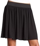 FLEURISH Junior's Knit Skirt,Black,Medium
