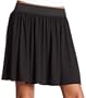 FLEURISH Junior's Knit Skirt,Black,Medium