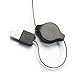 TOOGOO Mini USB Retractable Cable Optical Mouse for PC Laptop