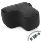 DuraNeoprene FlexArmor Digital Camera Sleeve Case for Nikon P500 , P510 , L120 / Canon SX30 , SX40 / Sony DSC HX100V , HX200V and More **Includes Memory Card Reader**