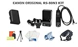 Original Canon RS-80N3 Remote Switch Shutter Release Cord + Extended Life L ....