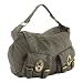 Mantaray- Grey double pocket hobo bag