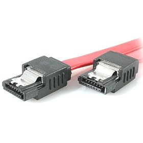 StarTech.com 8 inch Latching SATA to SATA Cable