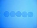 Scar Healing Silicone Mini Disc .75" Diameter (5 Disc Per Package) Guranteed Scar Treatment. Includes 1 Washable and Reusable Silicone Sheet Plus 4' of Rejuveness Tape. Effective for 6 Months of Treatment - Results in 1 - 2 Weeks - Average Healing Time 1 - 3 Months.