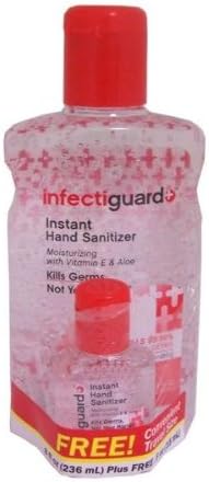 Infectiguard Instant Hand Sanitizer: 8 OZ w/ FREE 0.5 OZ Travel Size