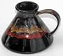 Travel Wide Bottom Pottery Mug in Earth Spirit