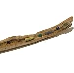 Chakra Wand 03 Wood Quartz Lapis Coral Malachite Serpentine Moonstone Garnet Manifestation Gem Crystal Healing Reiki 15