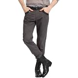 Doublju Mens Casual Slim Straight Pocket Pants (JA10)