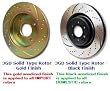 EBC Brake 3GD Ft Slotted/Drilled Brake Rotors, GD500