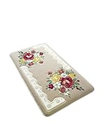 Pandora Alfombra de Baño June (Beige/Rojo)