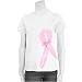 New York Mets T Shirt : New York Mets White Ladies Pink Ribbon T Shirt