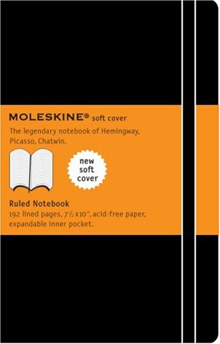 Childrens Toyshop  Books : MOLESKINE SOFT XLARGE RULED NOTEBOOK
