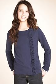 Autograph Pure Cotton Frill Jersey Blazer