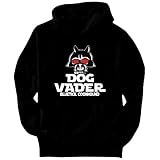 DOG VADER : Bluetick Coonhound Dogs Mens Hoodie (Black, Size XXX-Large)