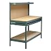 Gorilla Rack GR2102B 5-Feet Workbench with 2 Drawers, Black